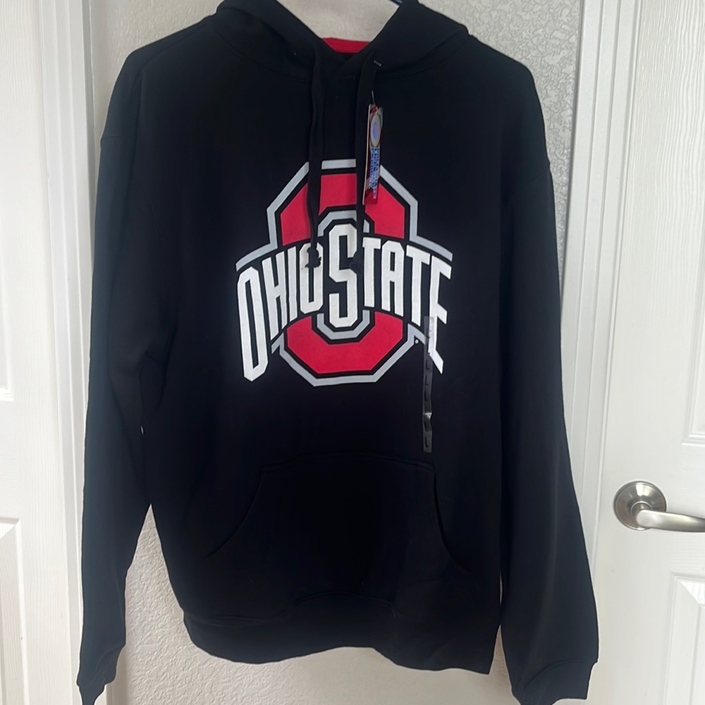 Ohio State Screen printed Logo Sweatshirt Men's L NWT
